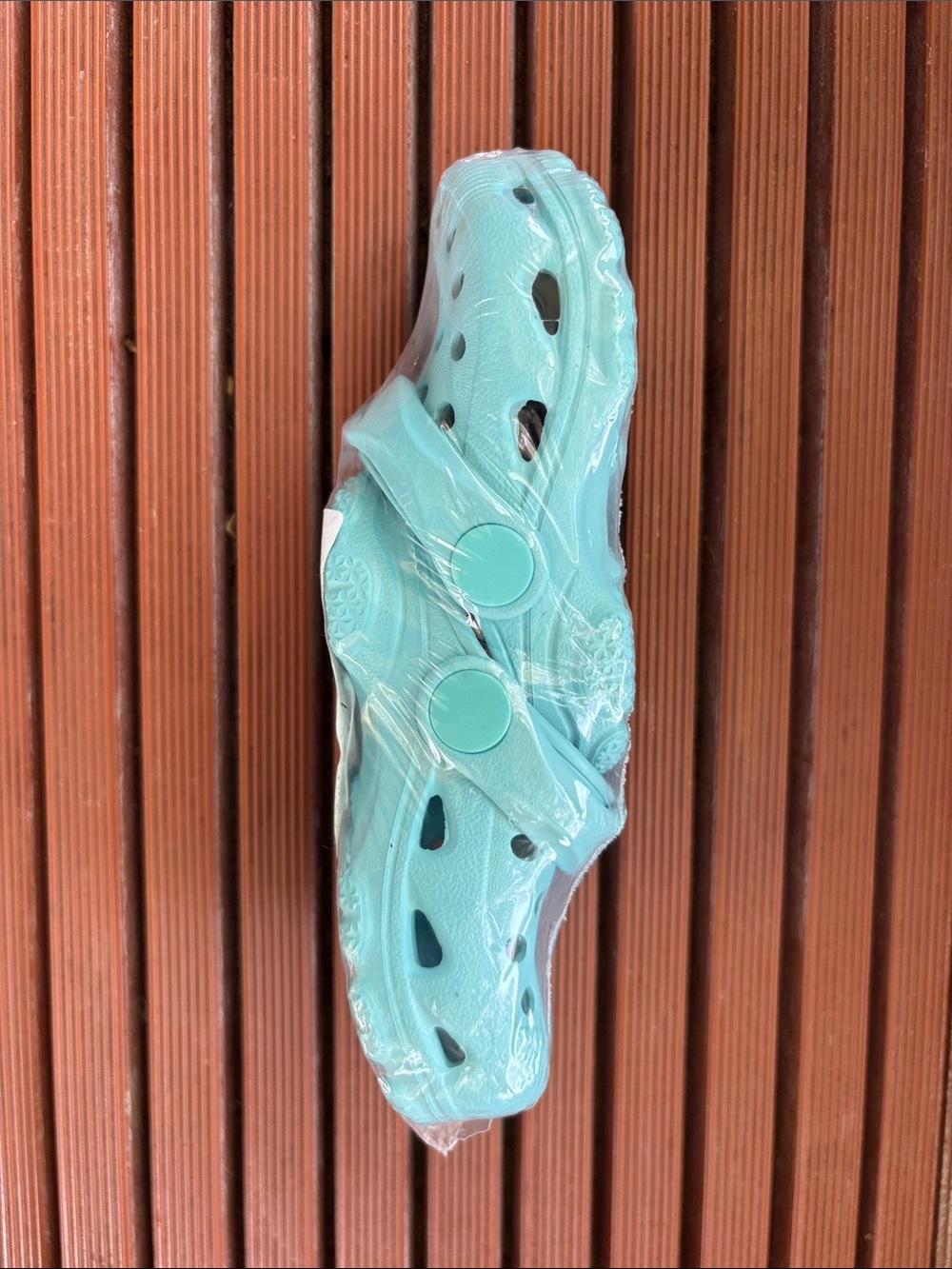 Aqua Slip-On Clog Sandals